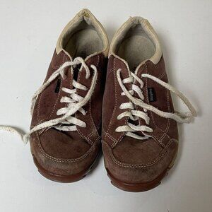 Simple Vintage Maroon/Beige Sneakers Women's Shoes